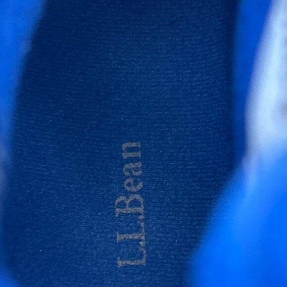 LL Bean Kids Boots Size 1 Rain Snow Winter Waterproof Warm Blue Duck Tread Calf - Picture 11 of 11